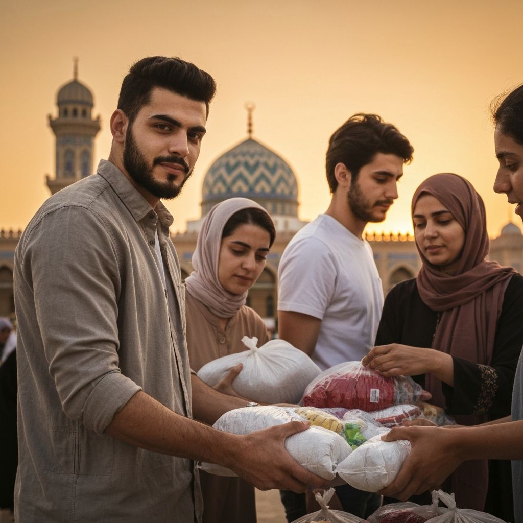 Community prayer during Ramadan